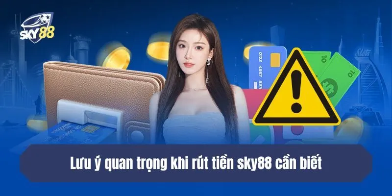 Lưu ý quan trọng khi rút tiền SKY88 cần biết
