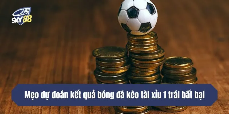 Mẹo dự đoán kết quả bóng đá kèo tài xỉu 1 trái bất bại
