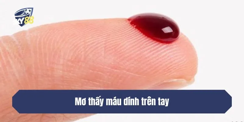 Mơ thấy máu dính trên tay - Đánh ngay 09 – 23 – 64